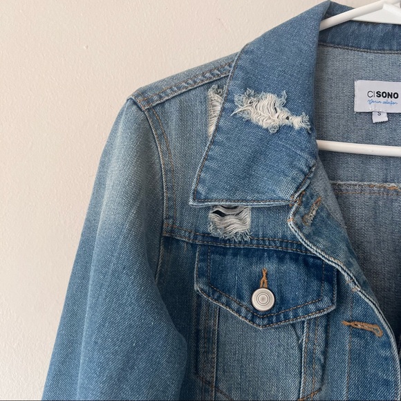 Ci Sono Denim Jean Jacket Size Small - Picture 5 of 9